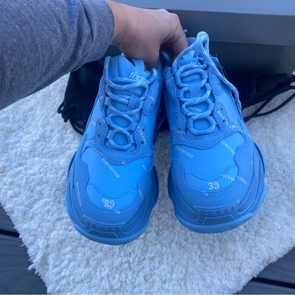 Balenciaga Triple S Logo Sneakers - Picture 2 of 5